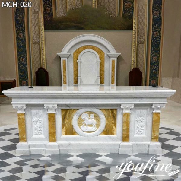 Marble Altar Table Catholic Church Decor Factory Supplier