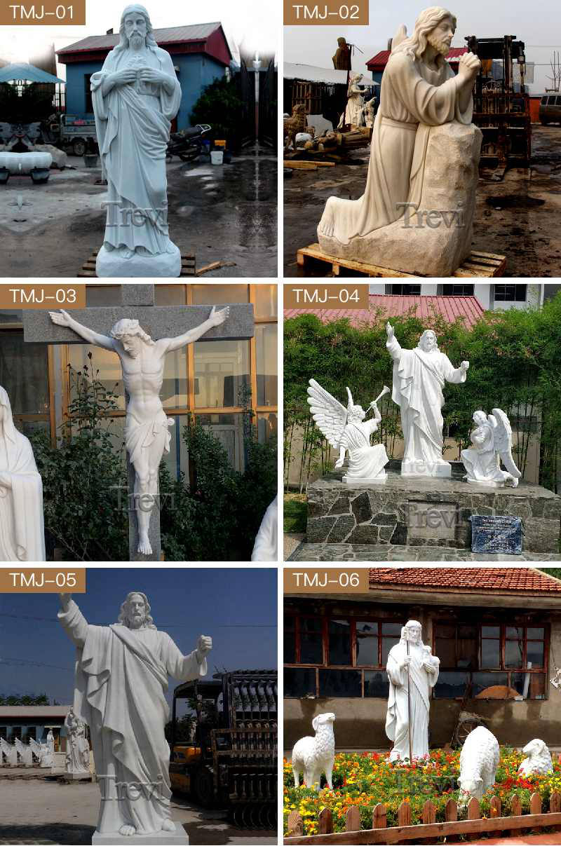 marble religious figure statues