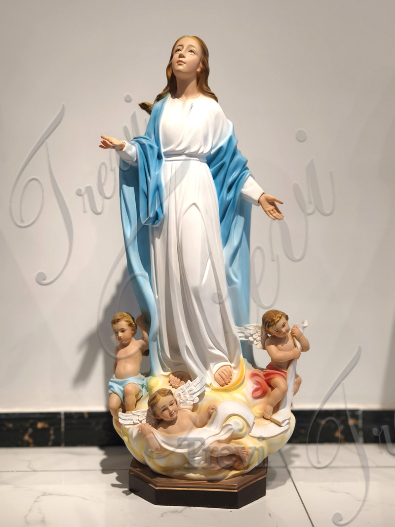 our lady of the assumption statue-