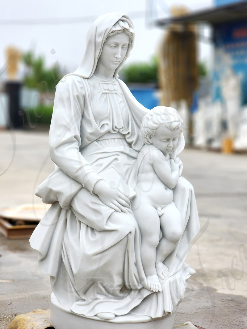 marble madonna statue