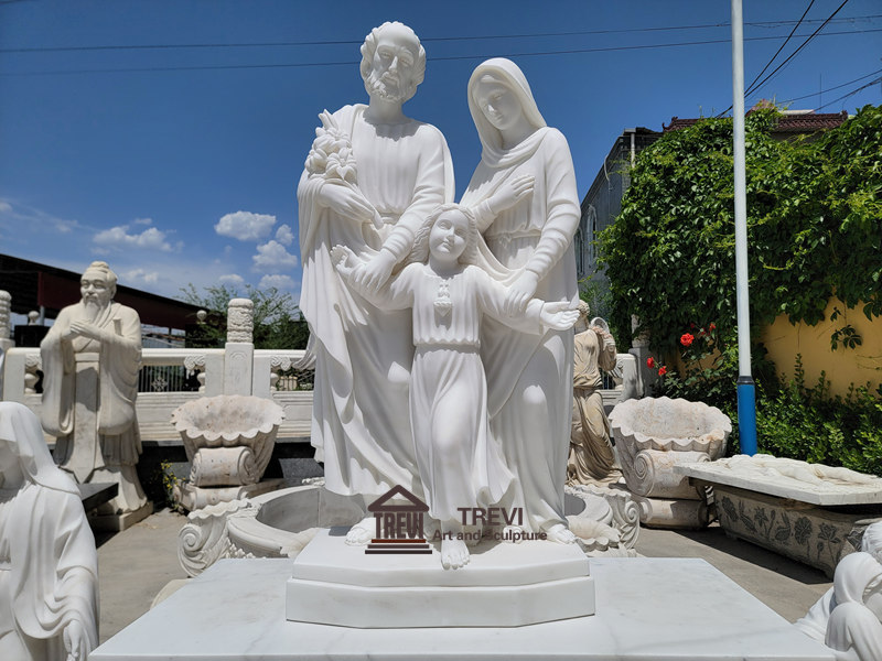 holy family statue for outdoor